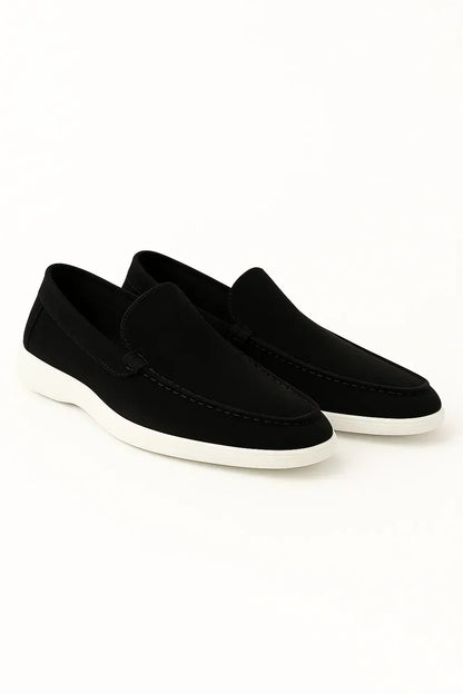 Men’s Suede Loafers Slip-On Casual Shoes – Lightweight Comfort Driving Moccasins